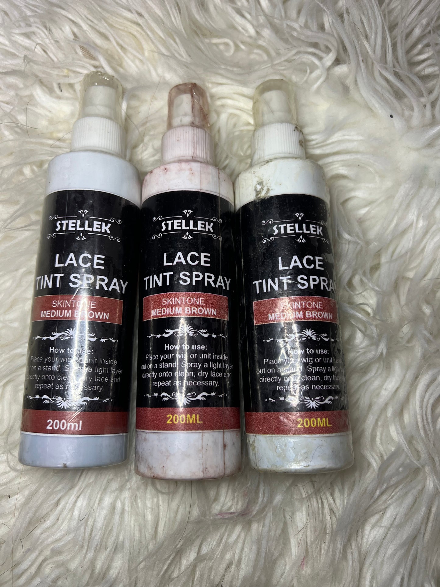 Cream of curly and straight/tint spray