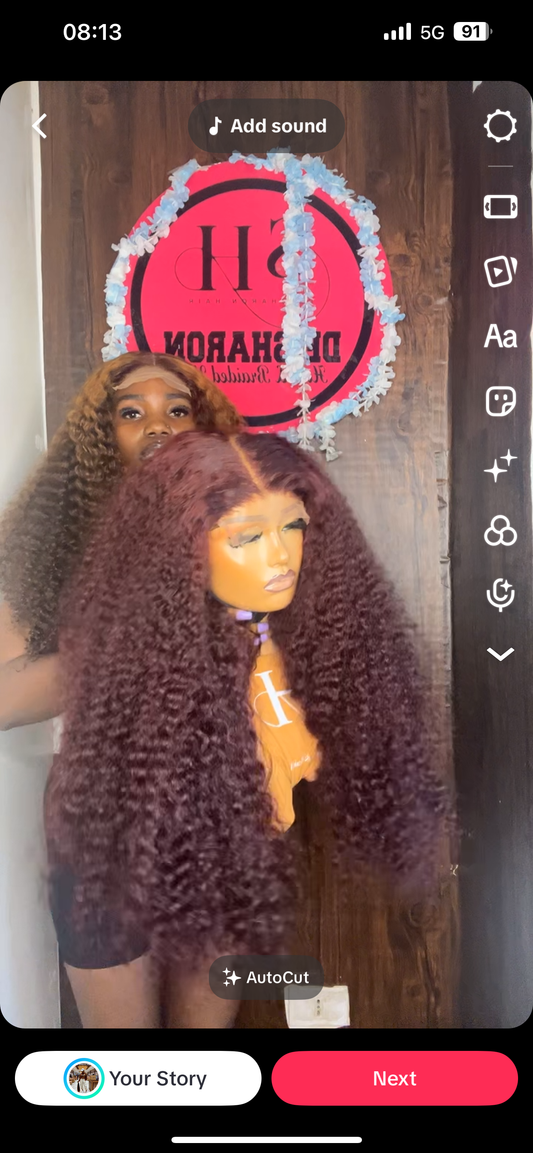 28inches sdd half cast curls