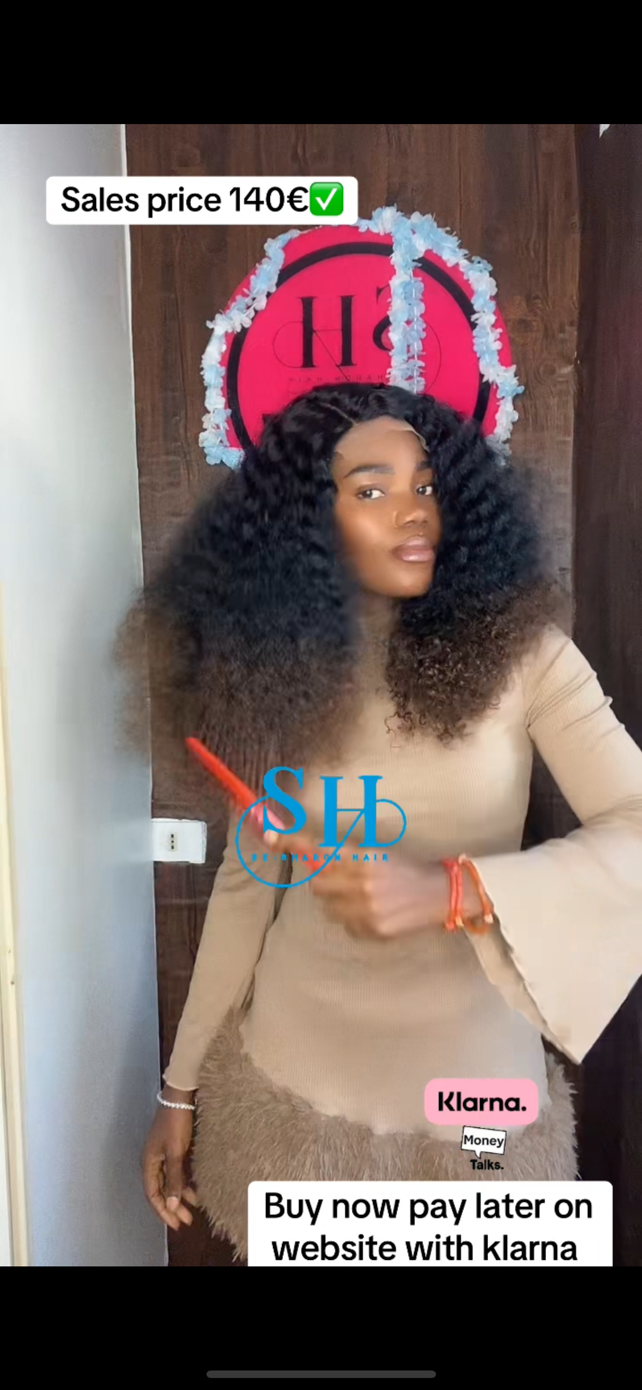 20inches half cast curls