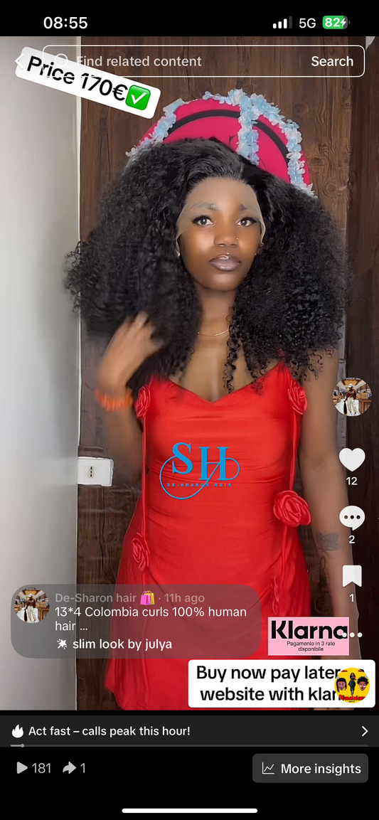 13*4 Cambodia curls ￼