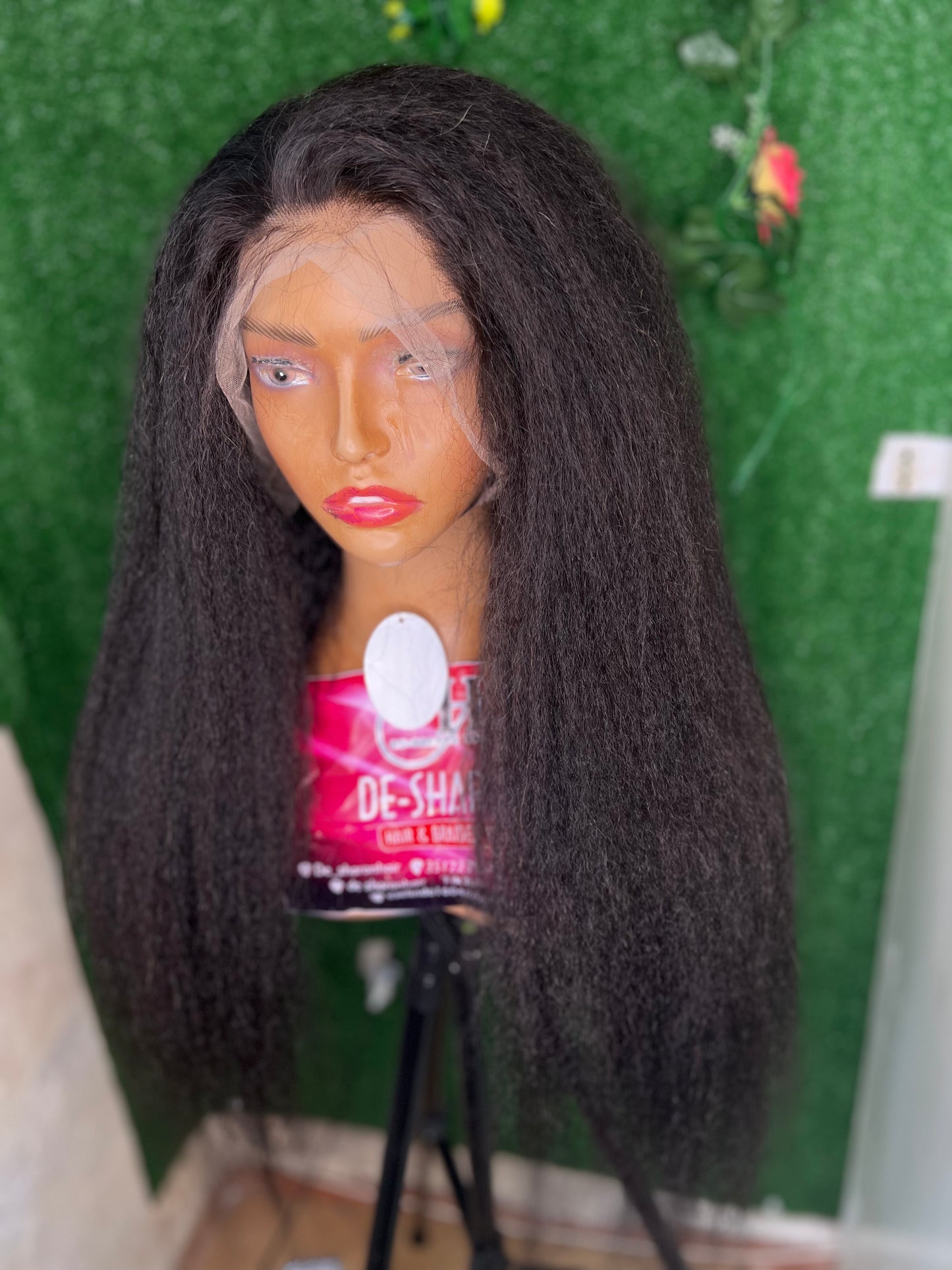 28’Kikny stright 13*4 full frontal wig