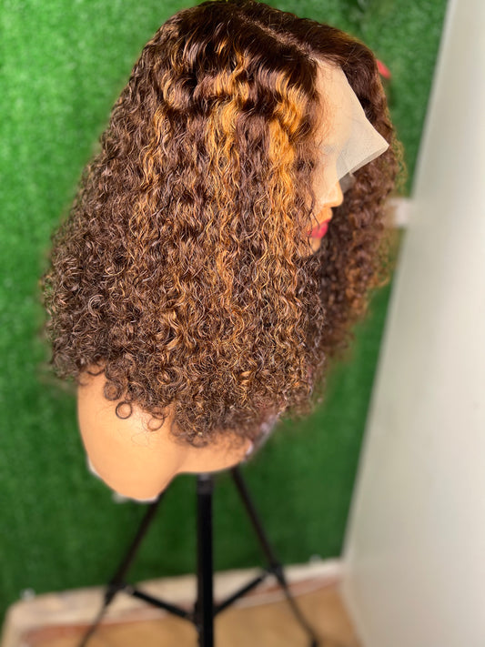 10A grade 18inches T-frontal pissy loose curls