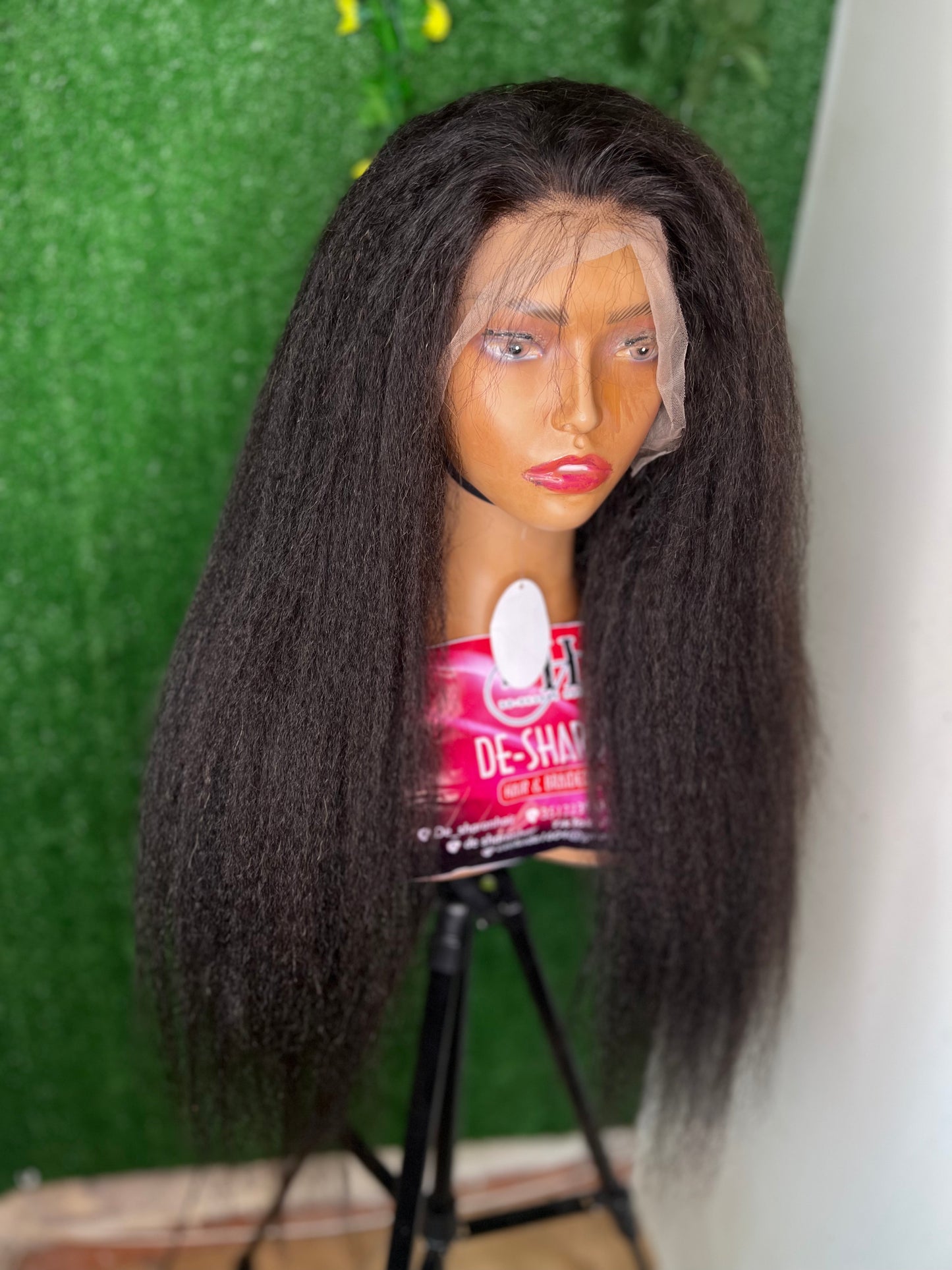 28’Kikny stright 13*4 full frontal wig