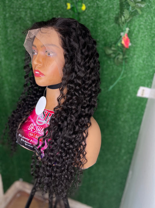 28inches water wave 13*4 full frontal wig